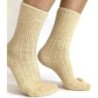 chaussettes sans elastique en laine douce