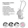 chamonix chaussettes randonnee confort liane bambou modal