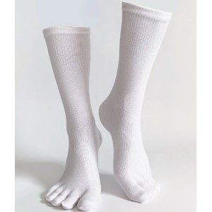 Chaussettes avec doigts coton bio doigt couleur