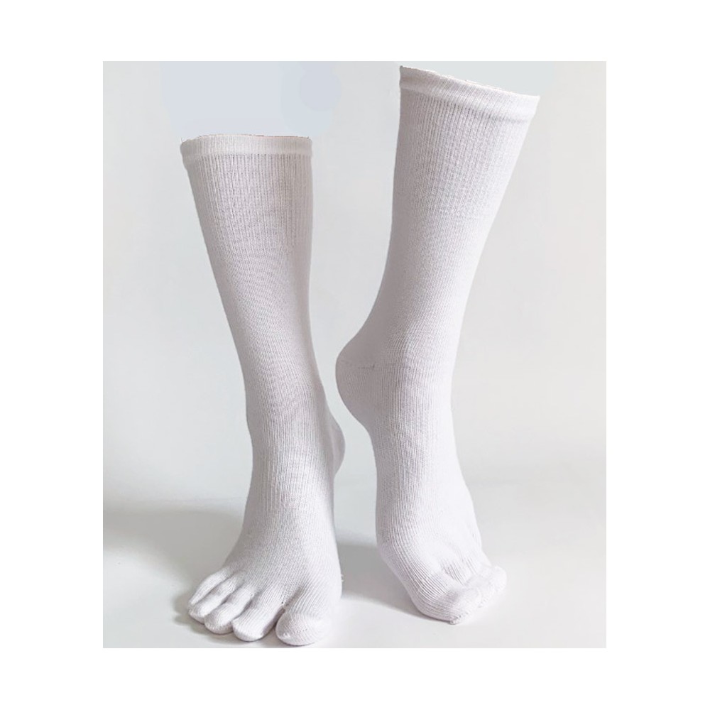 Chaussettes fantaisie blanche à papillon Surkana, livraison gratuite pas  cher