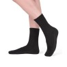 chaussettes 100 coton anti transpiration pur coton bio noir black