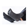 chaussettes doigt charcoal anti-transpirant antibacterien cahrbon de bois a doigt de pieds