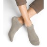 chaussettes soquette en bambou  homme beige