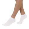 chaussettes soquette en bambou  femme blanc