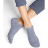 chaussettes soquette en bambou  homme gris