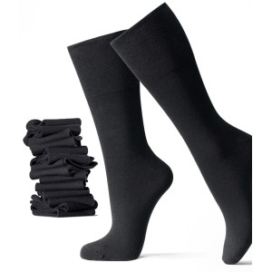 chaussettes modal homme 8 paires noires