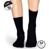 chaussettes noires pour femme en laine fine et chaudes