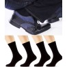 chaussettes noir en laine fine et chaudes