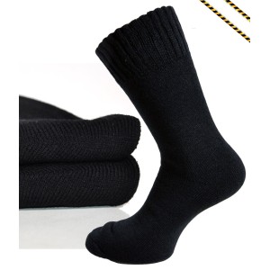 Chaussettes tricotées à la main 100% laine naturelle pour homme taille  40-42 : accessoires-chauss-tes-bas par chaussettes-ulaine