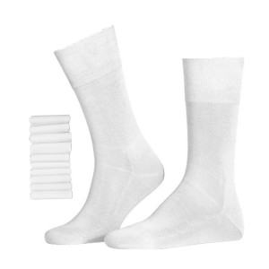 chaussettes blanche pour homme homme  fil d'ecosse pur coton qualite superieur