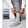 chaussettes gris pour homme  fil d'ecosse pur coton qualite superieur