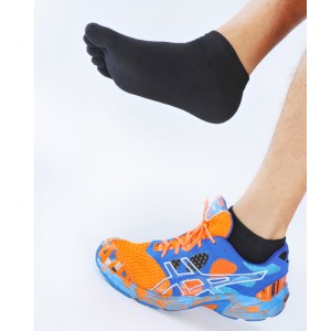 chaussettes en coolmax sport chaussette courte a doigt