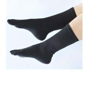 Chaussettes à orteils séparés en Coolmax Chaussette noir ou blanc