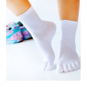 Chaussettes à orteils séparés en Coolmax Chaussette noir ou blanc