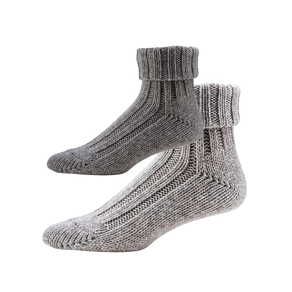 Lot de 2 paires de chaussettes courtes unisexes traditionnelles