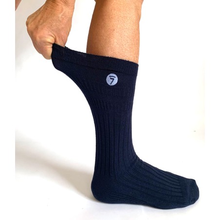 2 paires de chaussettes Diabetique en coton BIO chaussettes non comprimantes