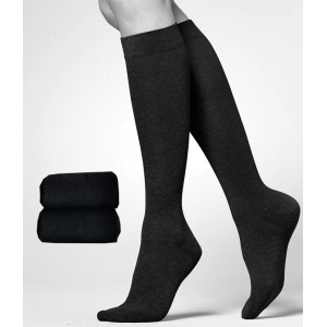 Chaussettes mi-bas Coton noir