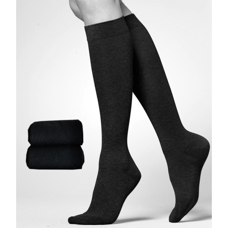 Chaussettes mi-bas Coton noir