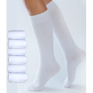 Chaussettes mi-bas Coton Bio blanc