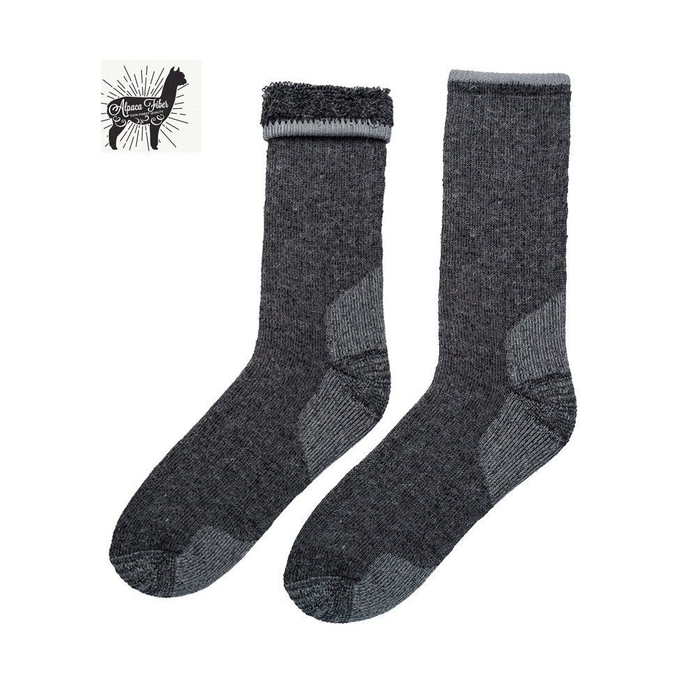 Chaussettes épaisses solides et hautes pour Homme Alpaga et Cordura®