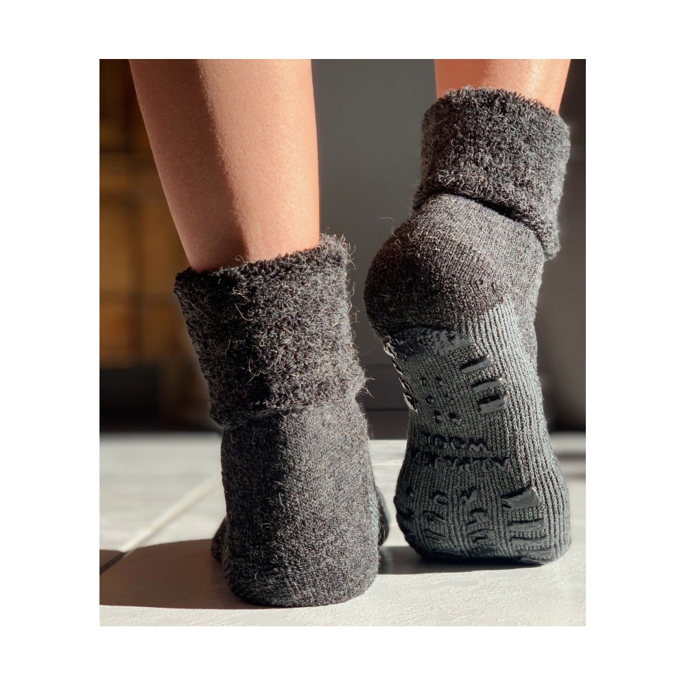 Chaussons-chaussettes Mohair&Laine ou Charentaises - Les Bergers