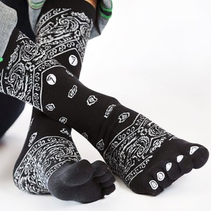 PUTUO Chaussettes 5 Doigts Homme Chaussettes Orteils Séparés Sport  Chaussette 6930947673255