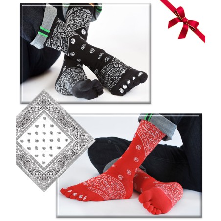 Coffret chaussettes doigts Bandana