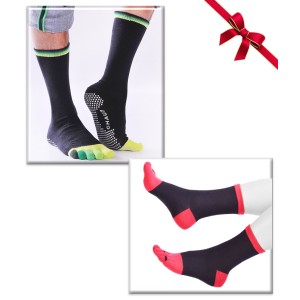 Coffret cadeau Chaussettes doigts Coton Bio