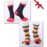 Coffret cadeau 2 paires Chaussettes doigts Coton Bio