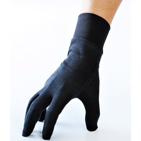 Gants 100% soie, naturelle, isolante et fine.