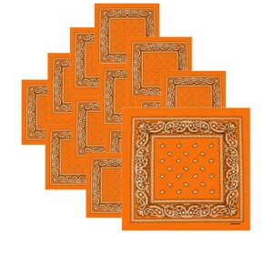 Lot de 12 bandanas identiques