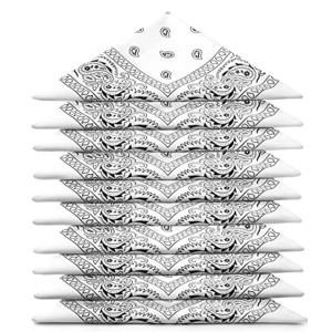 Lot de 12 bandanas identiques