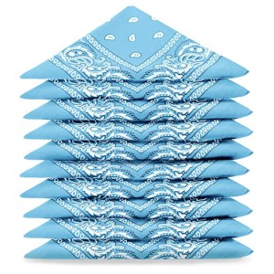 Lot de 12 bandanas identiques