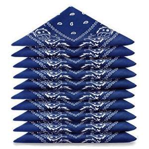 Lot de 12 bandanas identiques