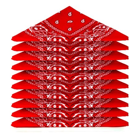 Lot 12 Bandanas Coton