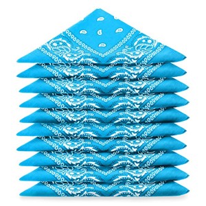 Lot de 12 bandanas identiques
