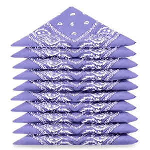 Lot de 12 bandanas identiques