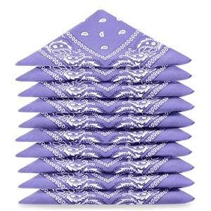 Lot 12 Bandanas Coton