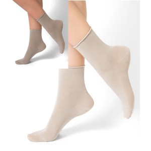 Chaussettes bambou Bord...