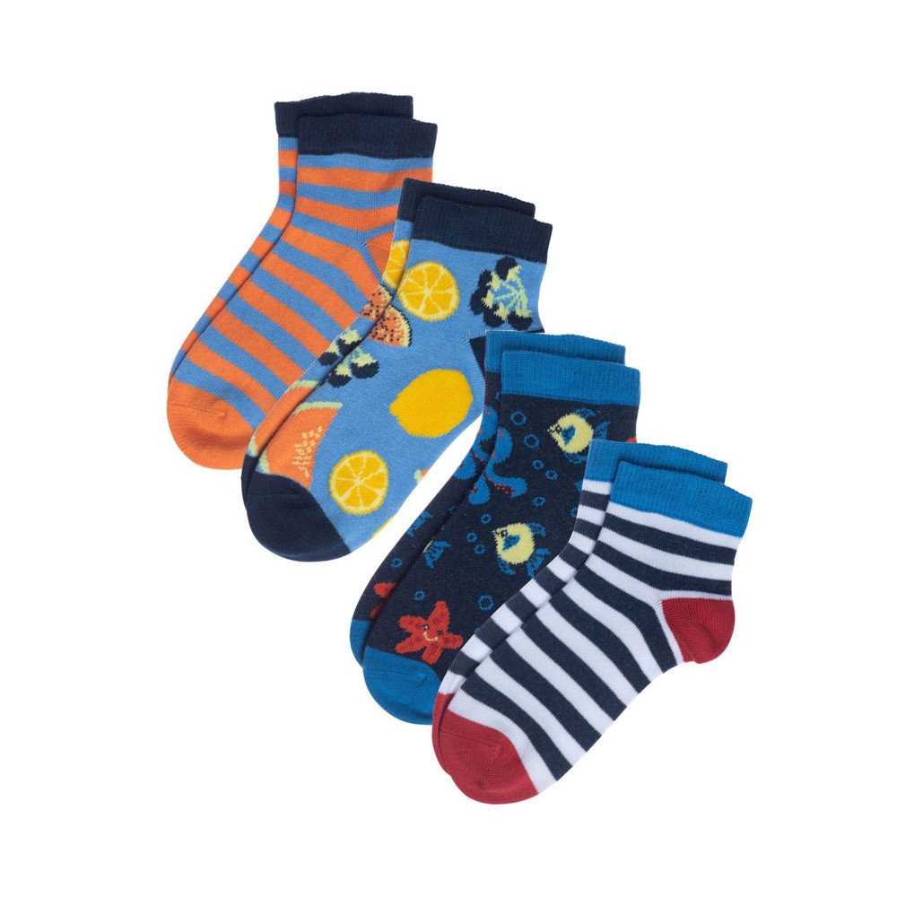 Chaussettes courtes enfant 100% coton bio