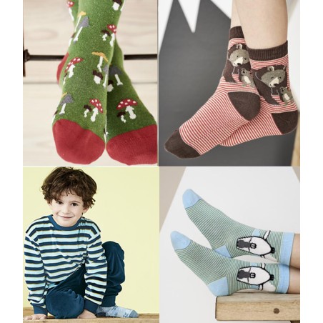 Chaussettes anallergiques pour enfants de 3 ans à enfants de 17 ans