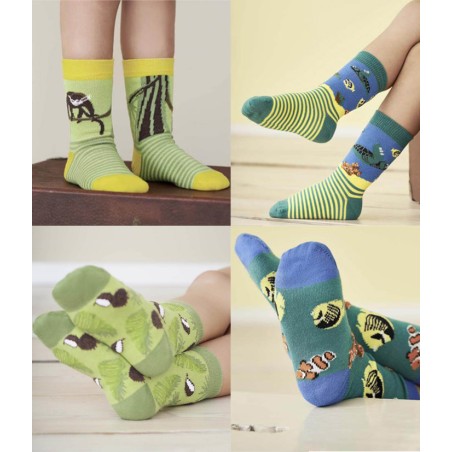 chaussettes en coton bio pour enfant