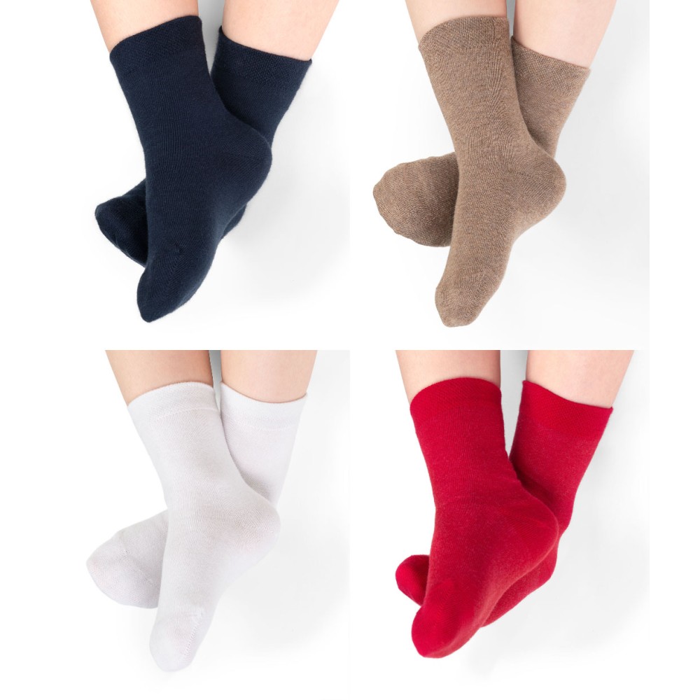 Chaussettes anallergiques pour enfants de 3 ans à enfants de 17 ans