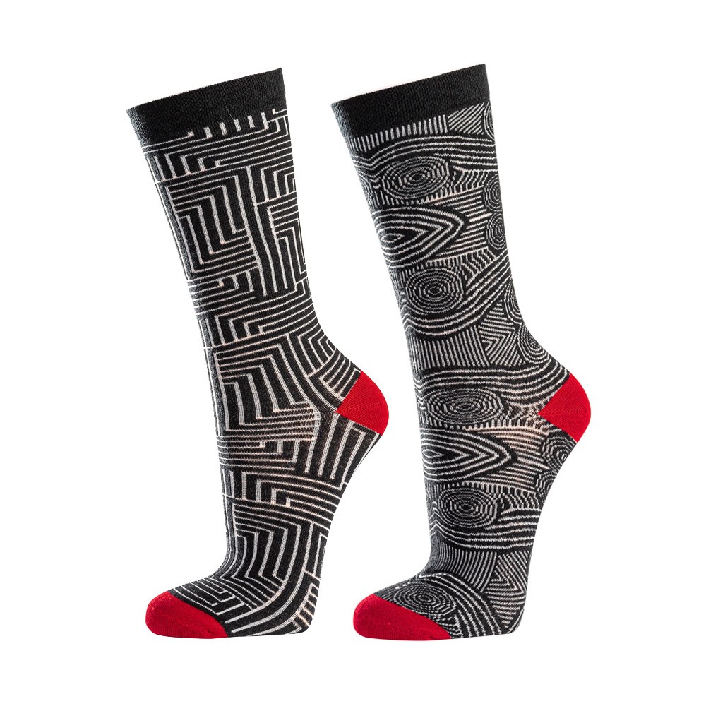 Chaussettes coton bio Motifs