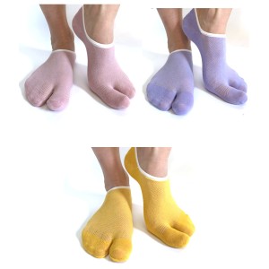 Chaussettes tabi tong courtes