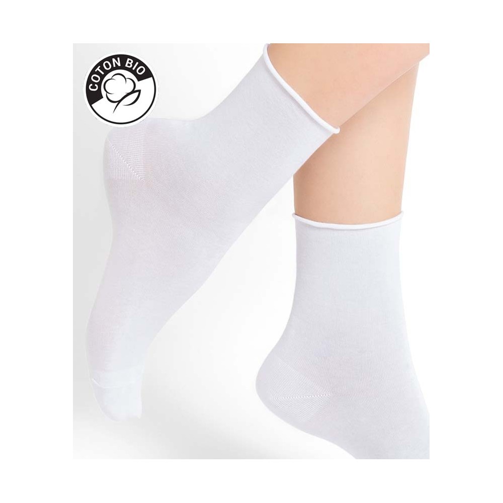 Chaussettes 100% pur coton bio - La chaussette anti-allergies qui ne serre  pas le mollet!