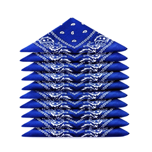 Lot de 12 bandanas identiques
