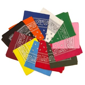 Lot de 12 bandanas identiques
