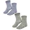 Chaussettes Norvegiennes enfant laine & coton bio