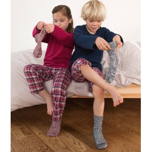 chaussettes epaisse norvegienne enfant chaudes